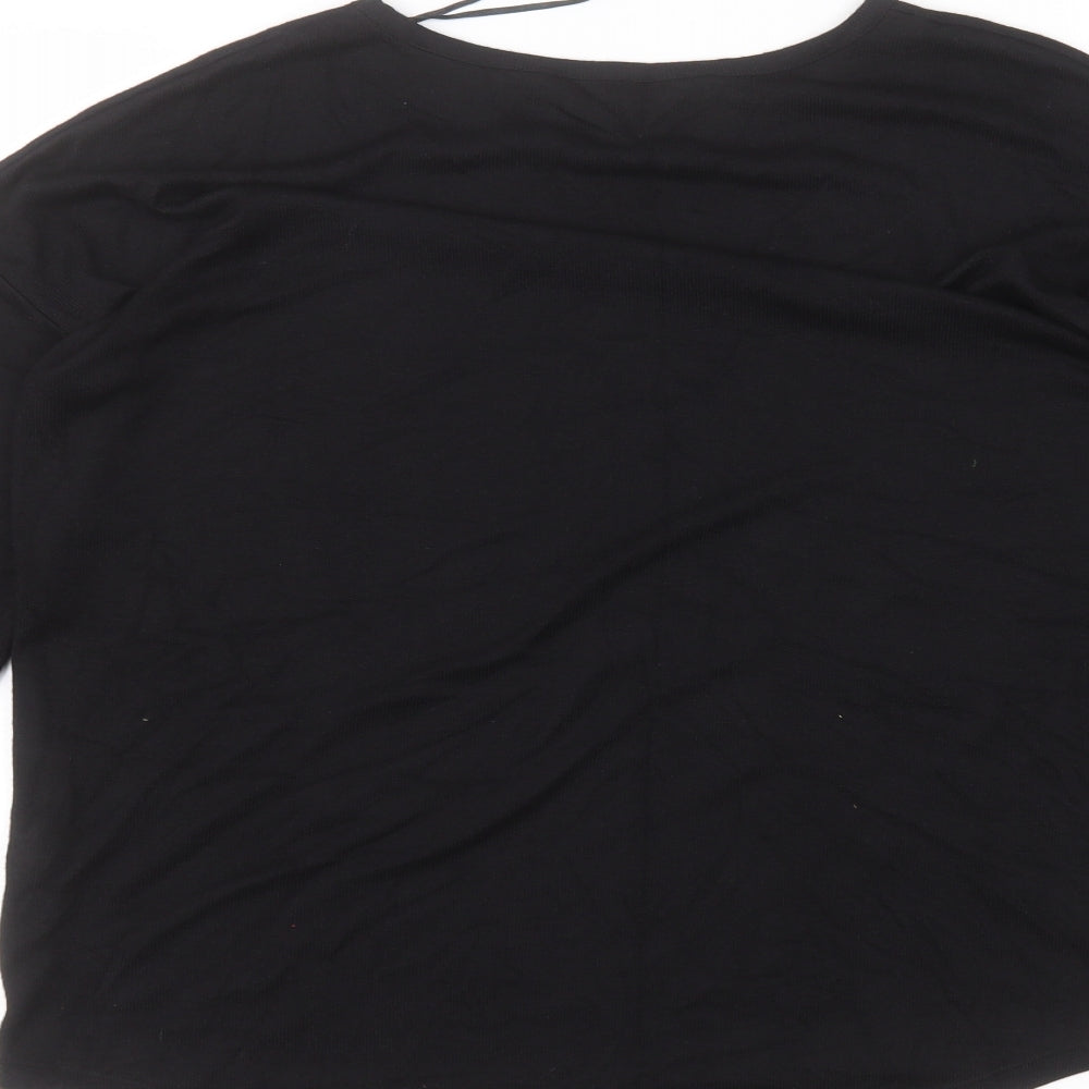 TU Womens Black   Basic T-Shirt Size 10