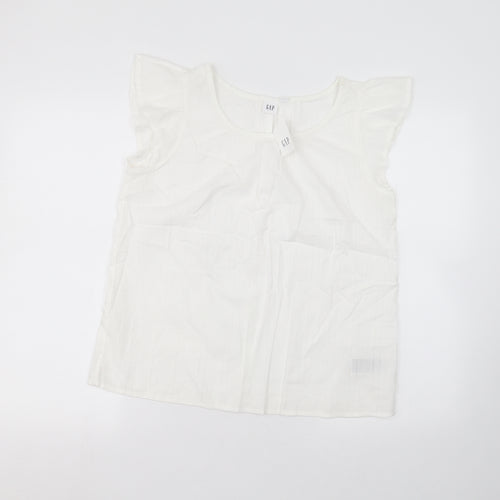 Gap Womens White   Basic T-Shirt Size S