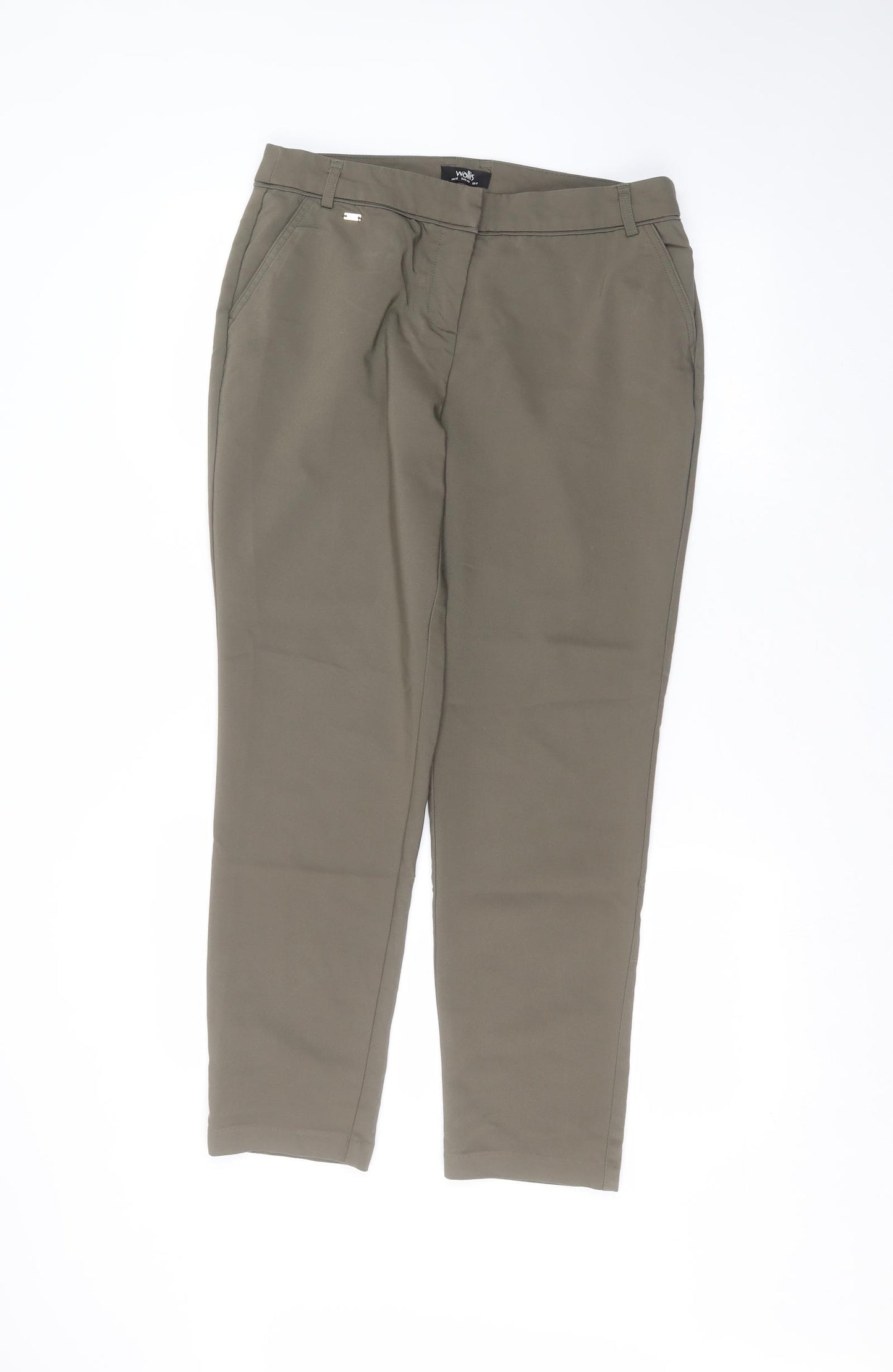 Wallis Womens Green   Trousers  Size 12 L27 in