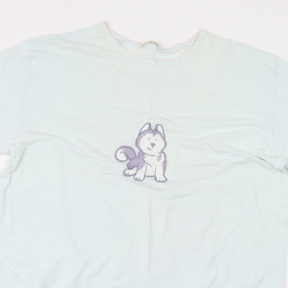 Marks and Spencer Womens Blue   Basic T-Shirt Size 16