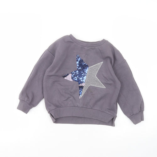 NEXT Girls Blue   Pullover Jumper Size 4 Years