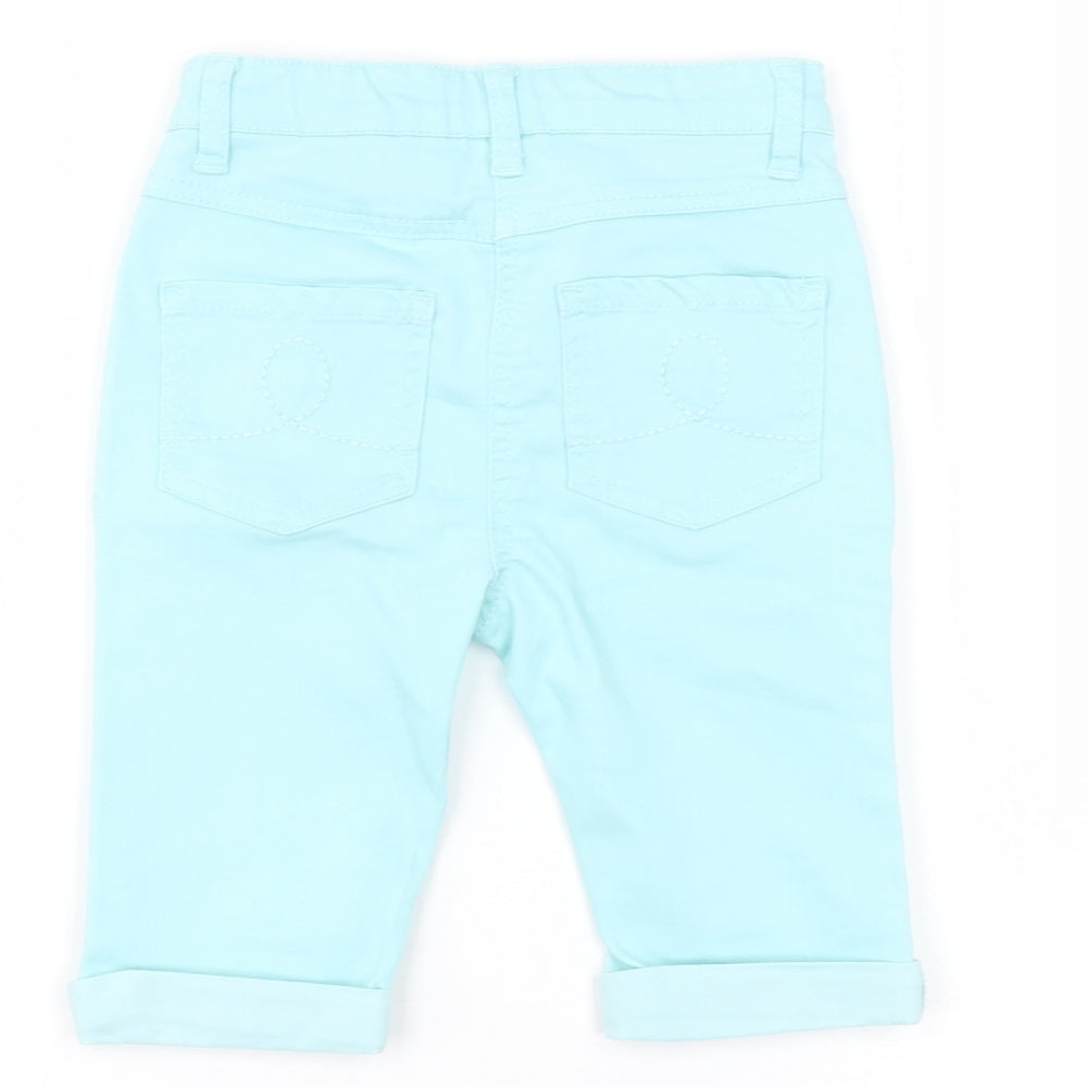 TU Girls Blue   Cropped Jeans Size 5 Years