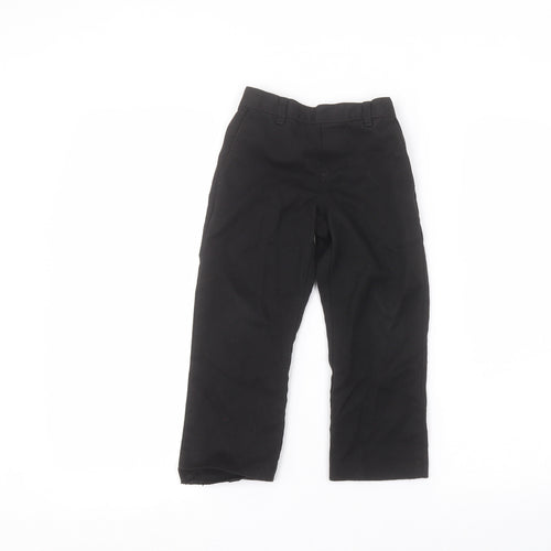 George Boys Black   Dress Pants Trousers Size 3-4 Years