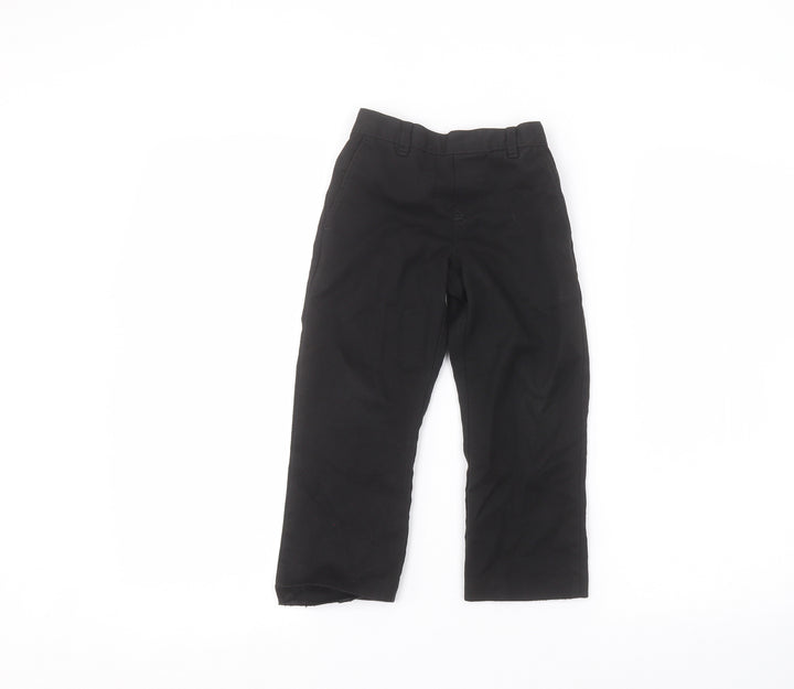 George Boys Black   Dress Pants Trousers Size 3-4 Years
