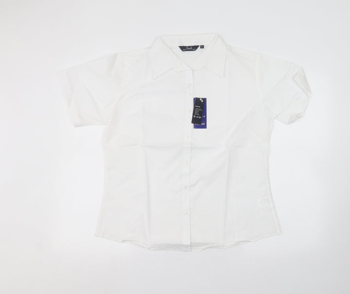 Premier man Mens White Dress Shirt Size 14