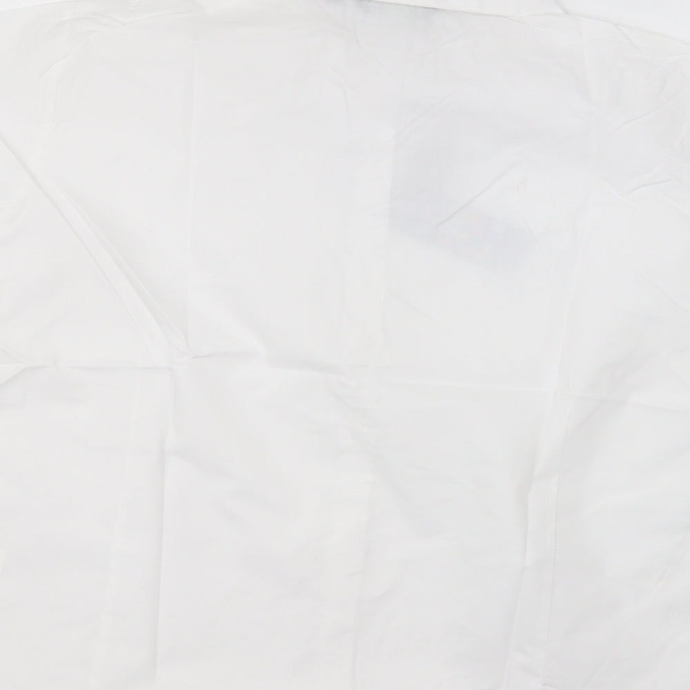 Premier man Mens White    Dress Shirt Size 14