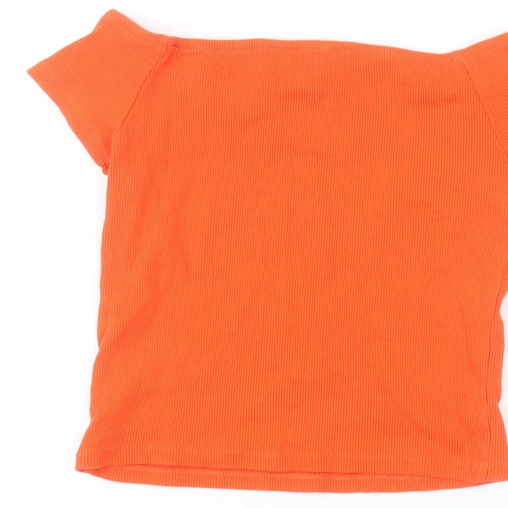 Clockhouse Womens Orange   Basic T-Shirt Size M