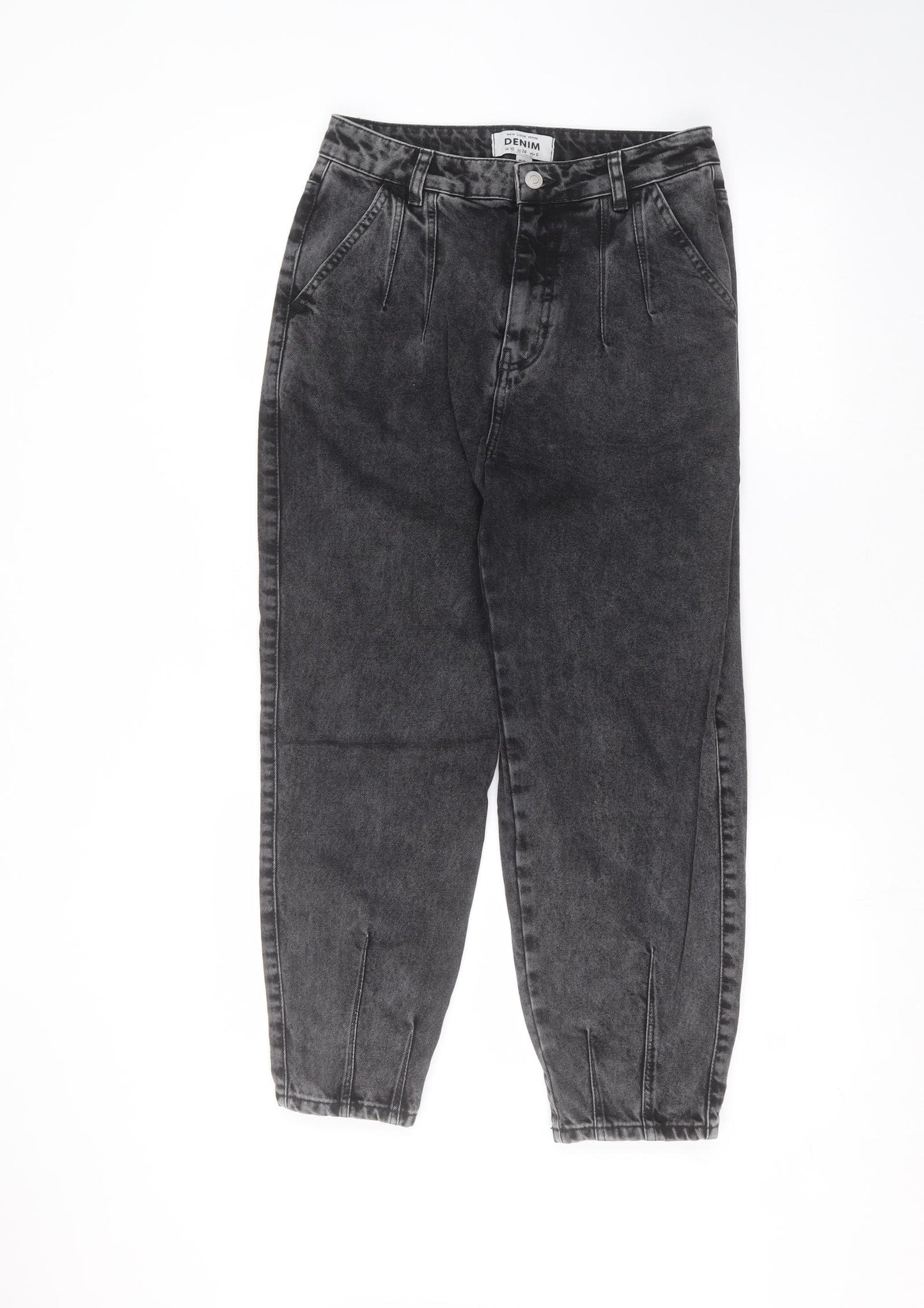 New Look Womens Black   Straight Jeans Size 10 L25 in