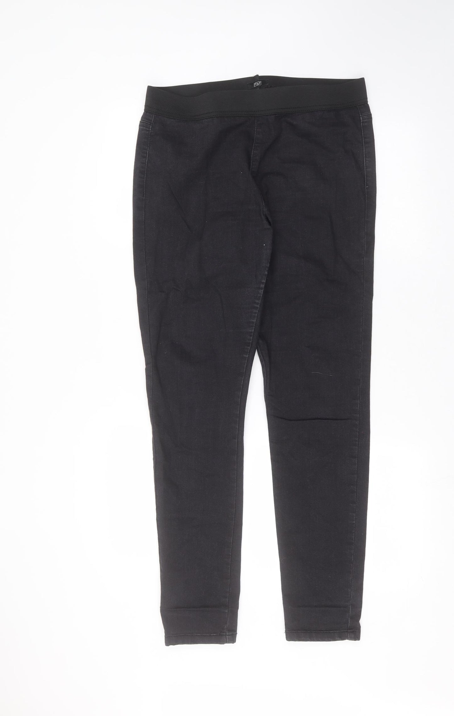 F&F Womens Black   Jegging Jeans Size 14 L29 in