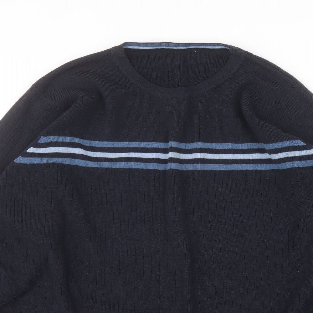 George Mens Blue   Pullover Jumper Size XL
