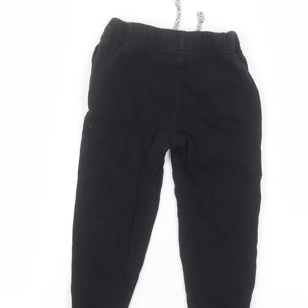 Pep&CO Boys Black   Sweatpants Trousers Size 3-4 Years