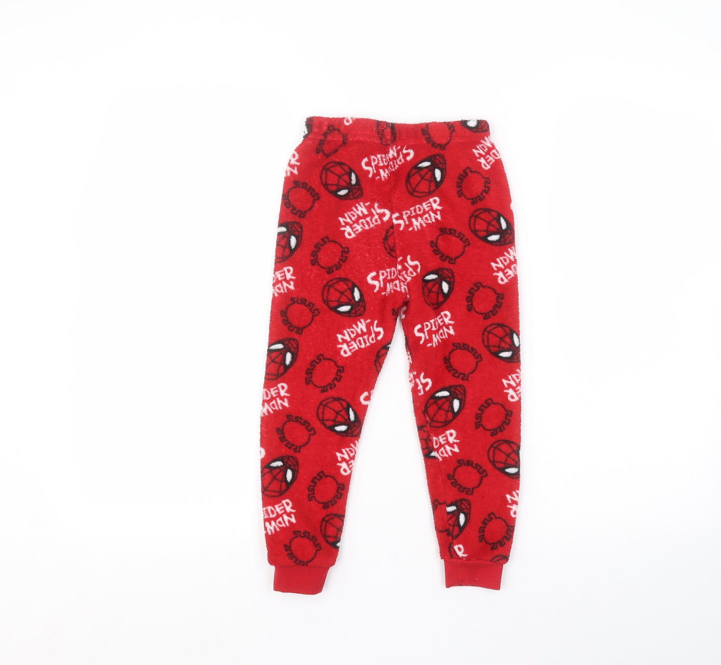 Primark Boys Red   Sweatpants Trousers Size 4-5 Years - Spiderman