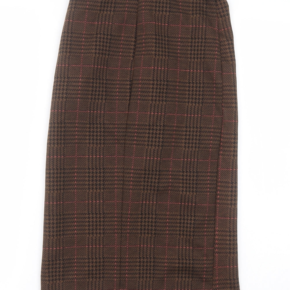 Astradivarius Womens Brown   A-Line Skirt Size S