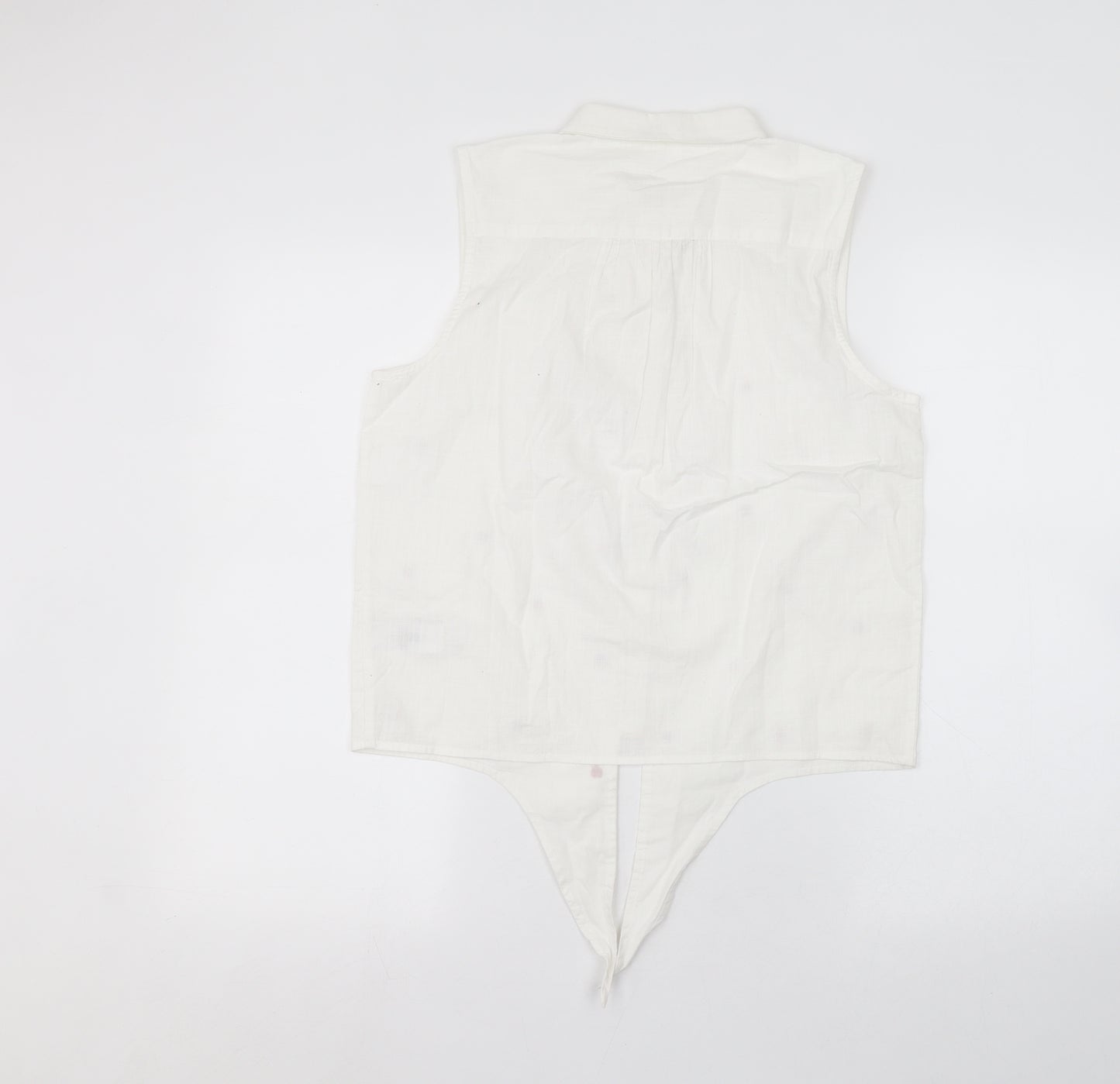 NEXT Girls White Polka Dot  Basic Button-Up Size 16 Years