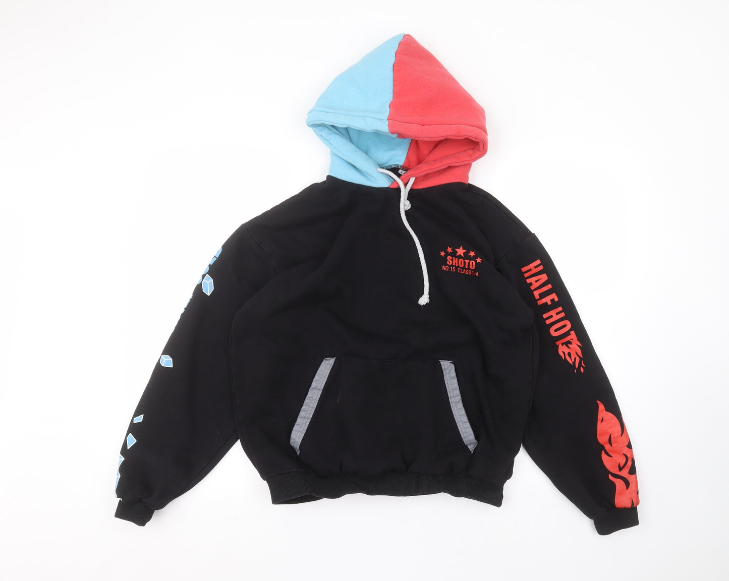 Preworn Womens Black   Pullover Hoodie Size L