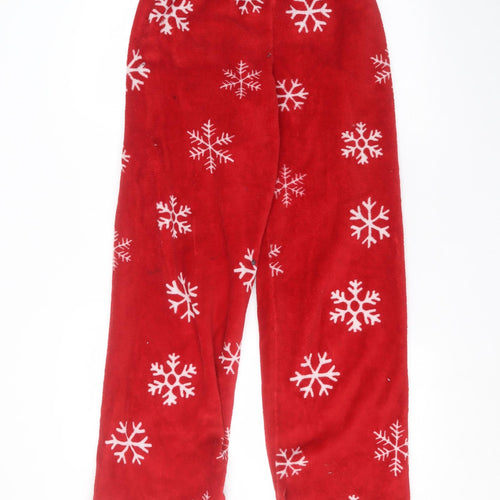 Primark Womens Red   Sweatpants Trousers Size 6 L28 in