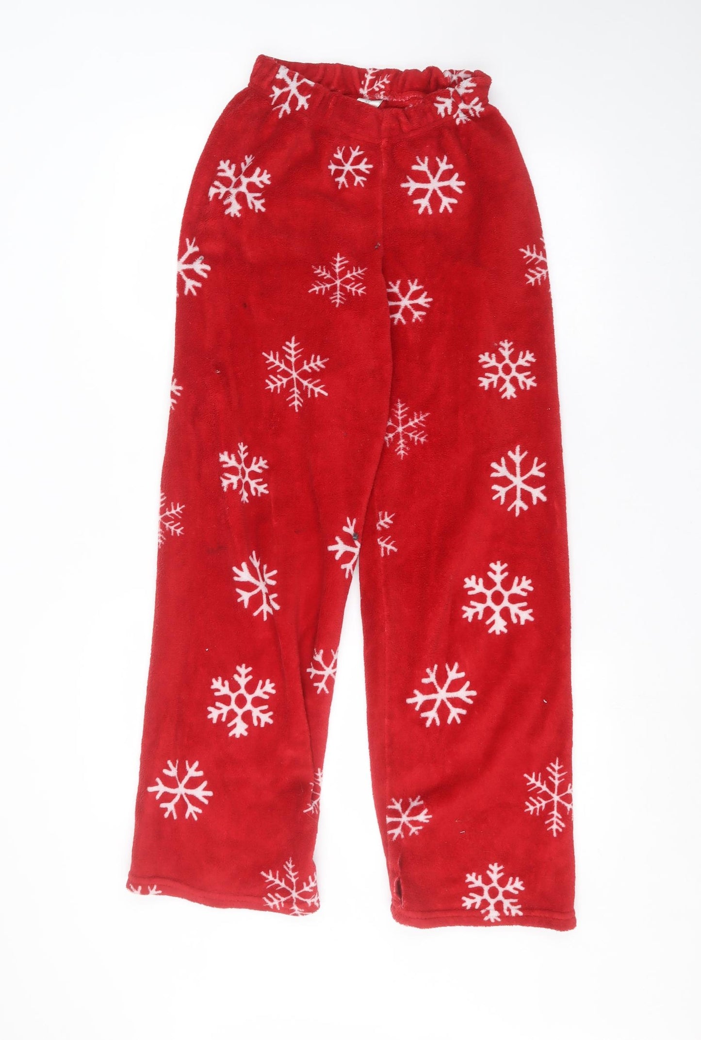 Primark Womens Red   Sweatpants Trousers Size 6 L28 in