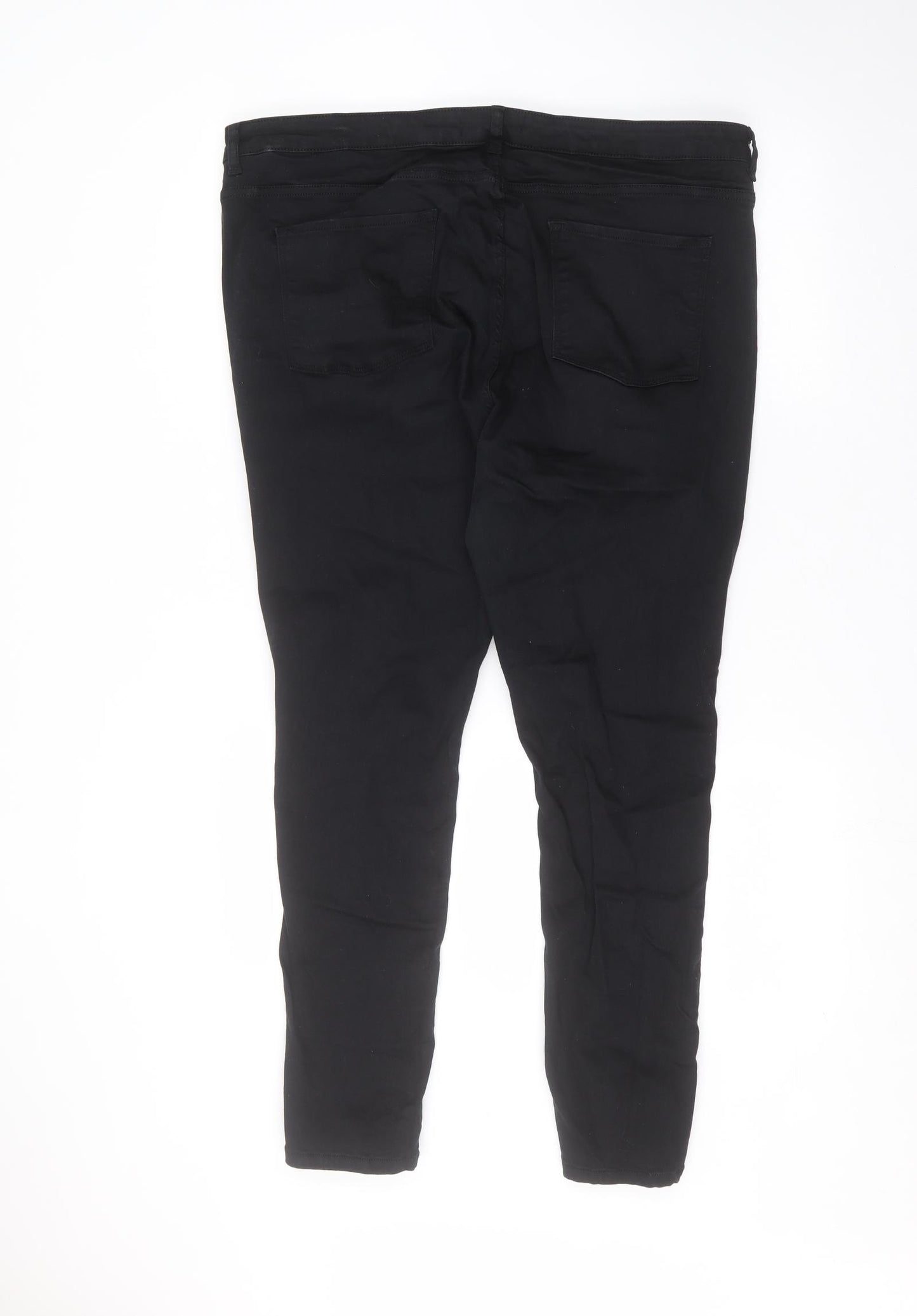 Very Womens Black   Skinny Jeans Size 22 L28 in