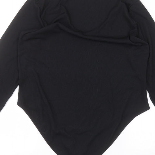 Boohoo Womens Black   Bodysuit One-Piece Size 22