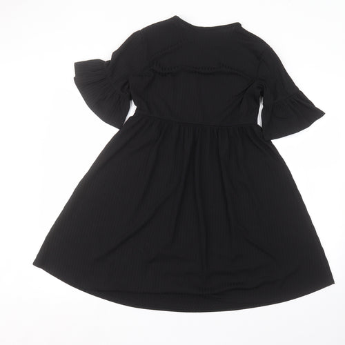 Boohoo Womens Black   A-Line  Size 8