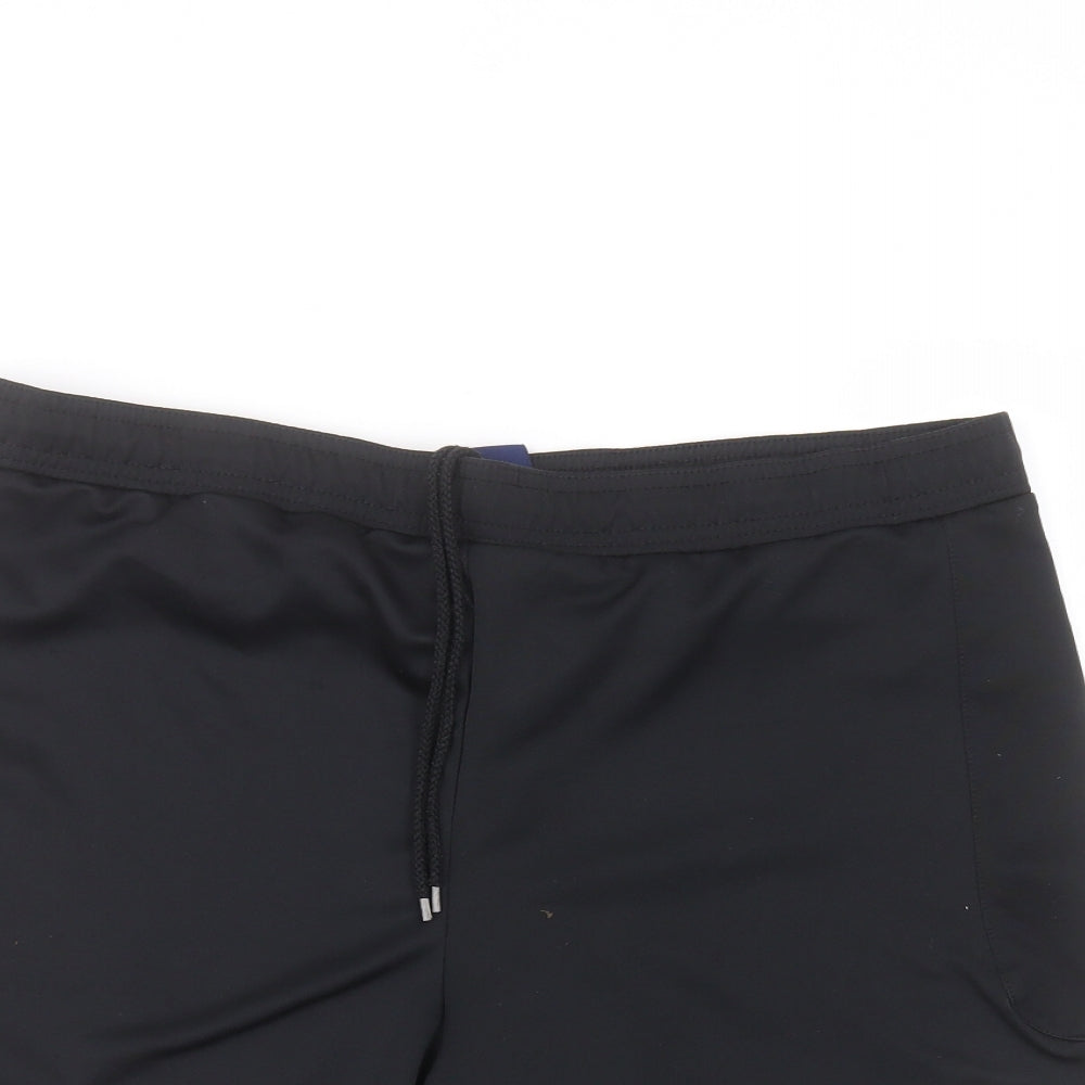Patrick Mens Black   Sweat Shorts Size M