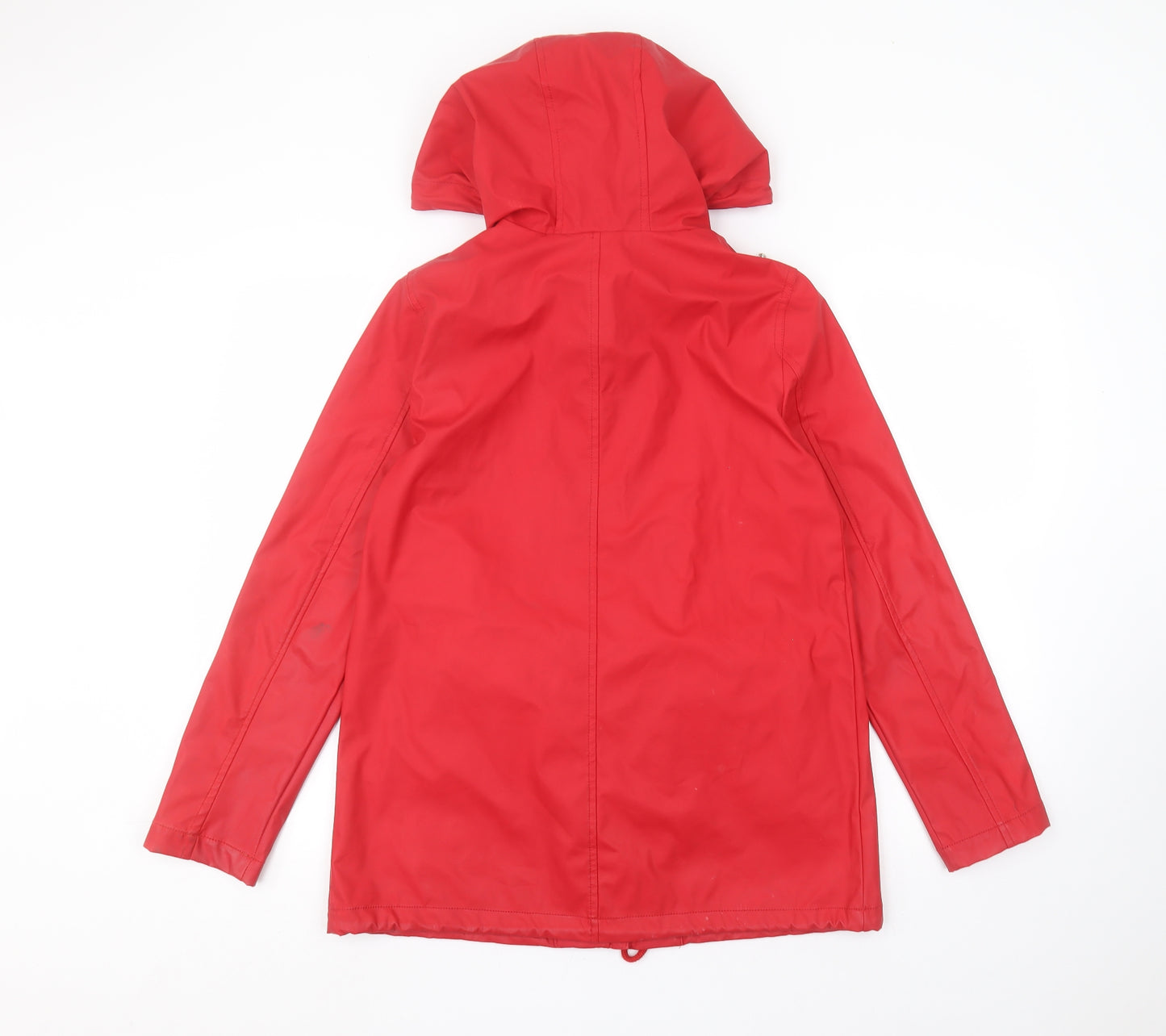 New Look Womens Red   Rain Coat Coat Size 8