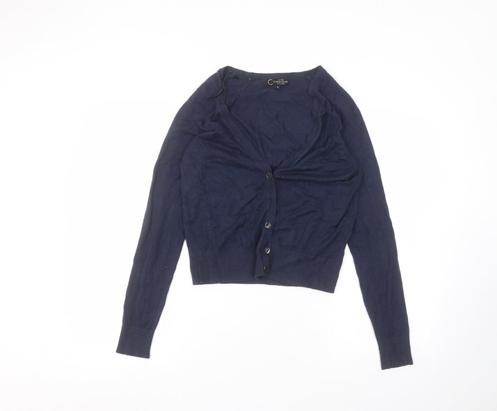 New Look Womens Blue   Cardigan Jumper Size 8