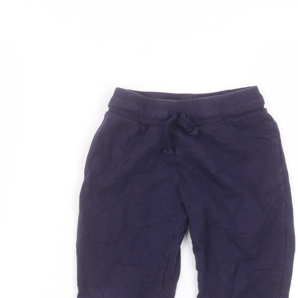 Preworn Boys Blue   Sweatpants Trousers Size 3-4 Years