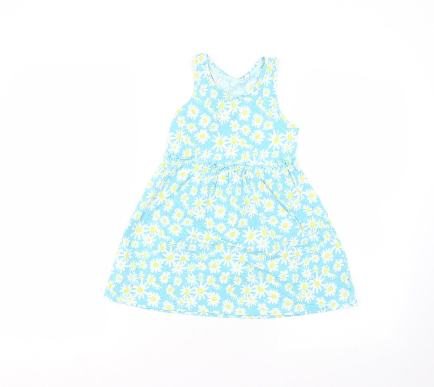Blue Zoo Girls Blue Floral  A-Line  Size 3-4 Years