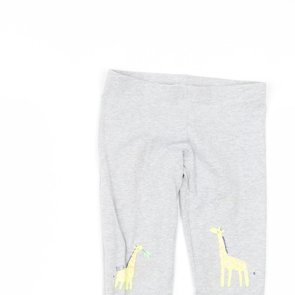 Marks and Spencer Girls Grey   Sweatpants Trousers Size 6-7 Years