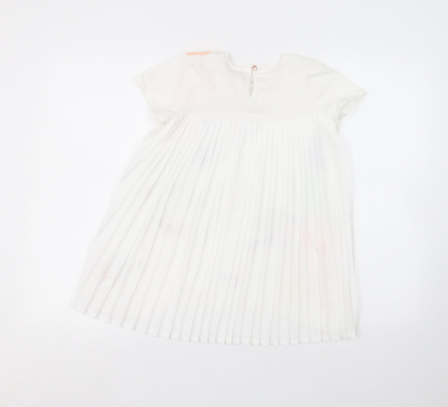 Ted Baker Girls White Floral  Basic T-Shirt Size 11-12 Years