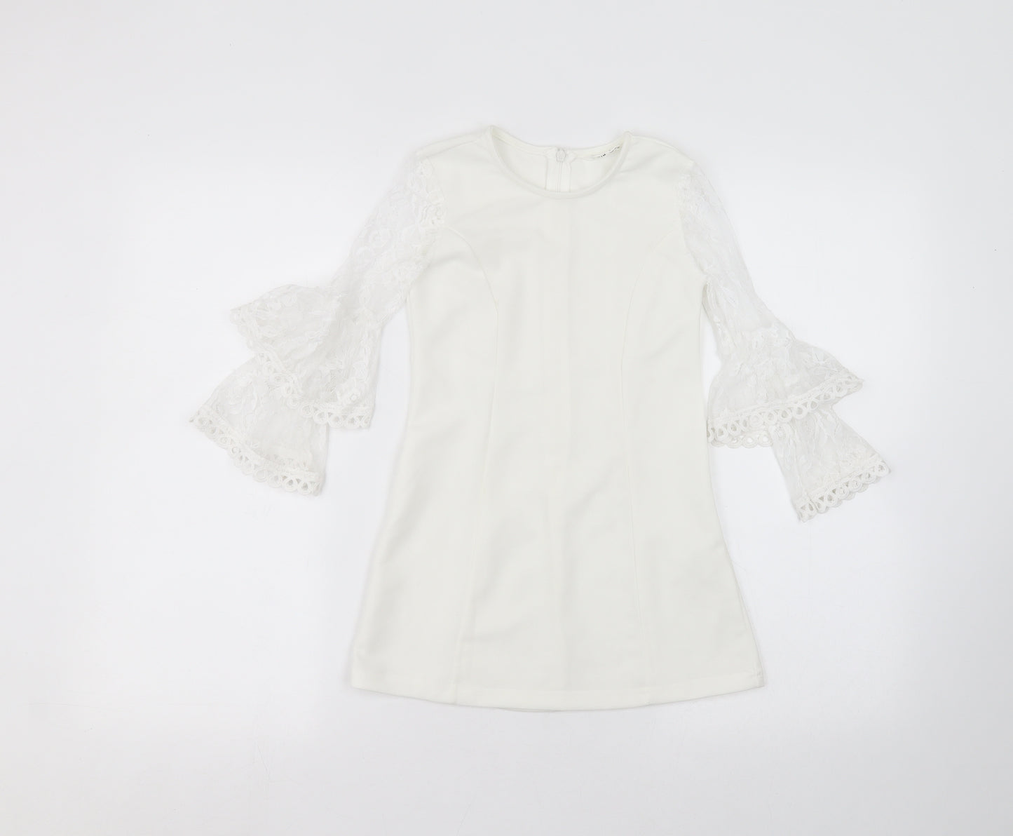 SheIn Girls White   A-Line  Size 6 Years