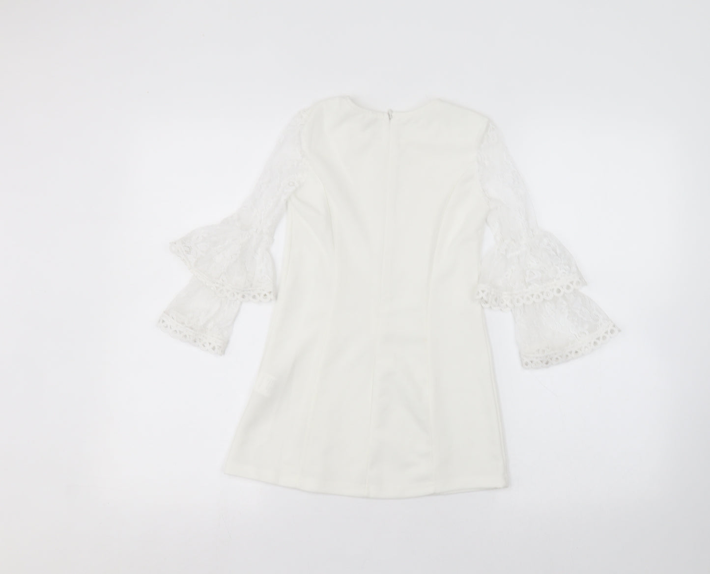 SheIn Girls White   A-Line  Size 6 Years