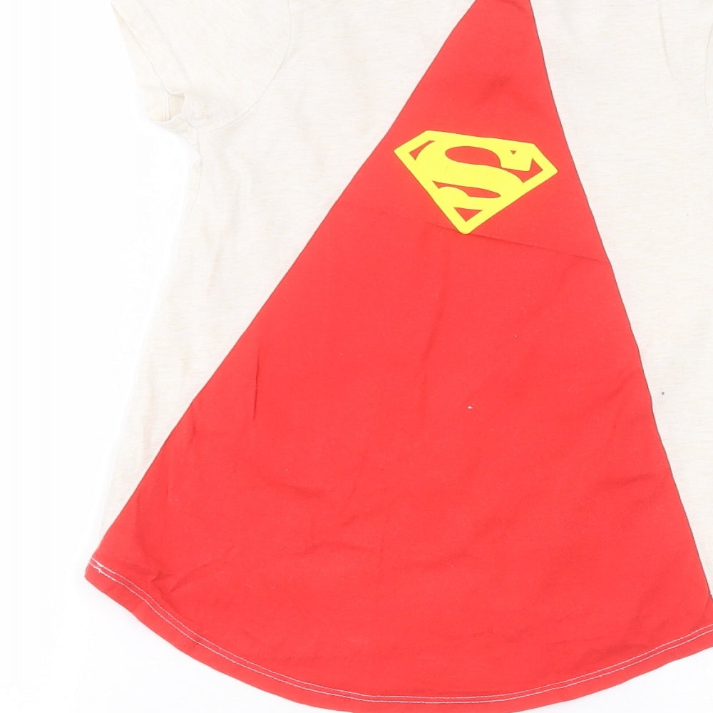 George Girls White   Basic T-Shirt Size 6-7 Years