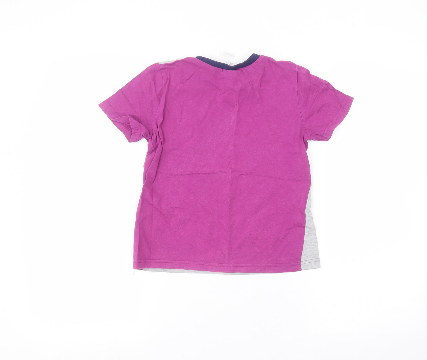 Harry Potter Girls Grey   Basic T-Shirt Size 7-8 Years