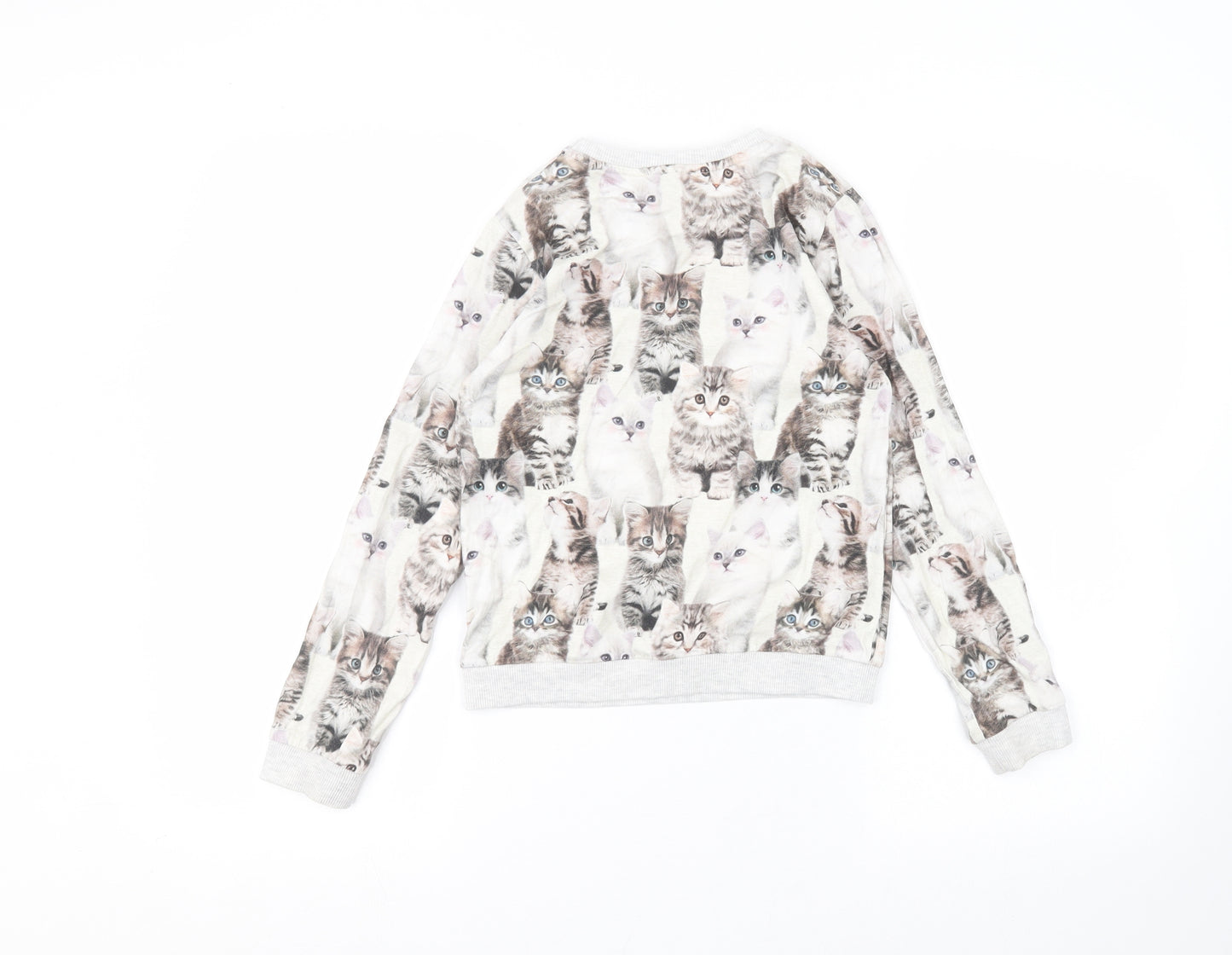 H&M Girls Grey   Basic T-Shirt Size 9-10 Years