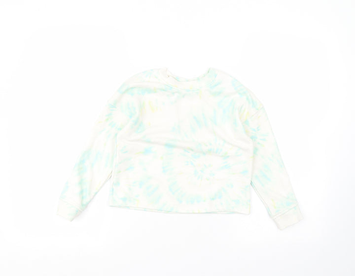 TU Girls White   Pullover Jumper Size 7 Years
