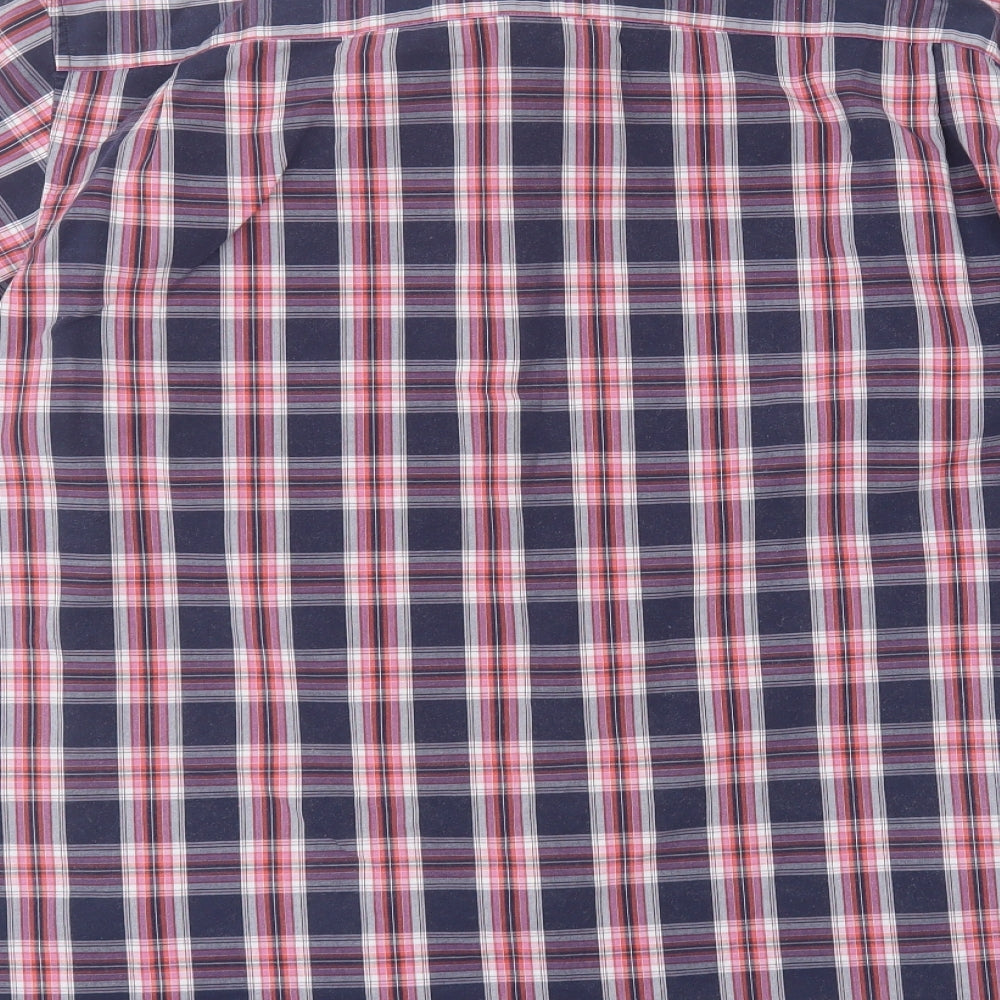 Marks and Spencer Mens Blue Striped   Dress Shirt Size XL