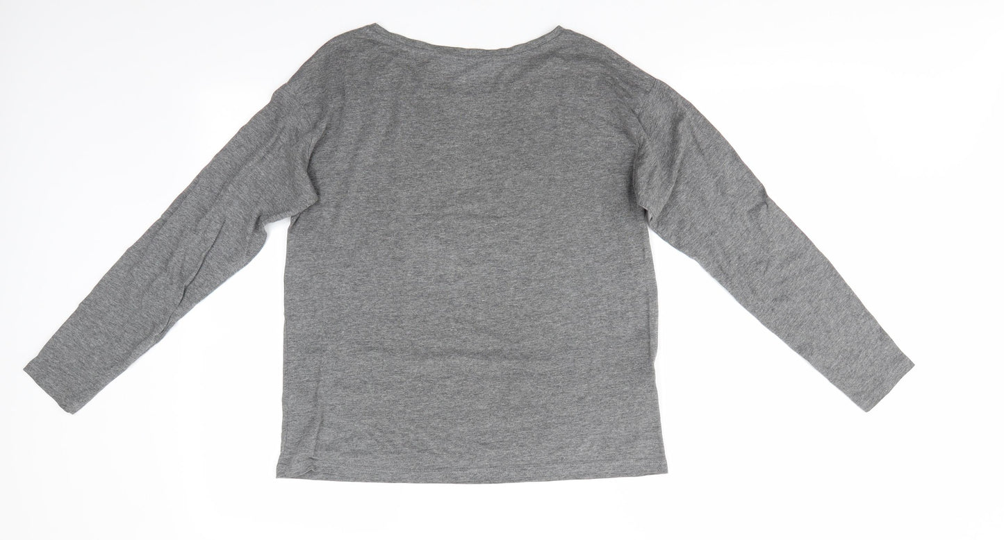 Mango Womens Grey   Tunic T-Shirt Size 4