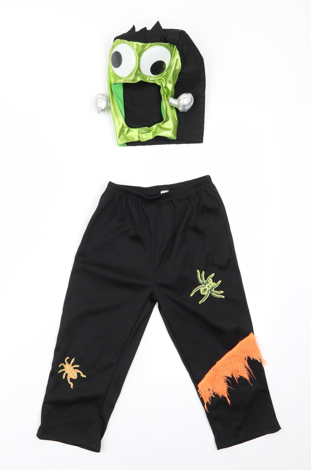 Preworn Boys Black   Jogger Trousers Size 3-4 Years - Halloween Outfit