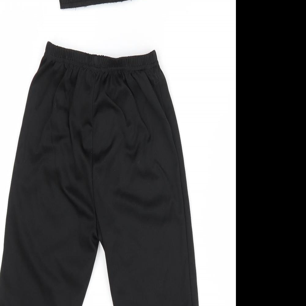 Preworn Boys Black   Jogger Trousers Size 3-4 Years - Halloween Outfit