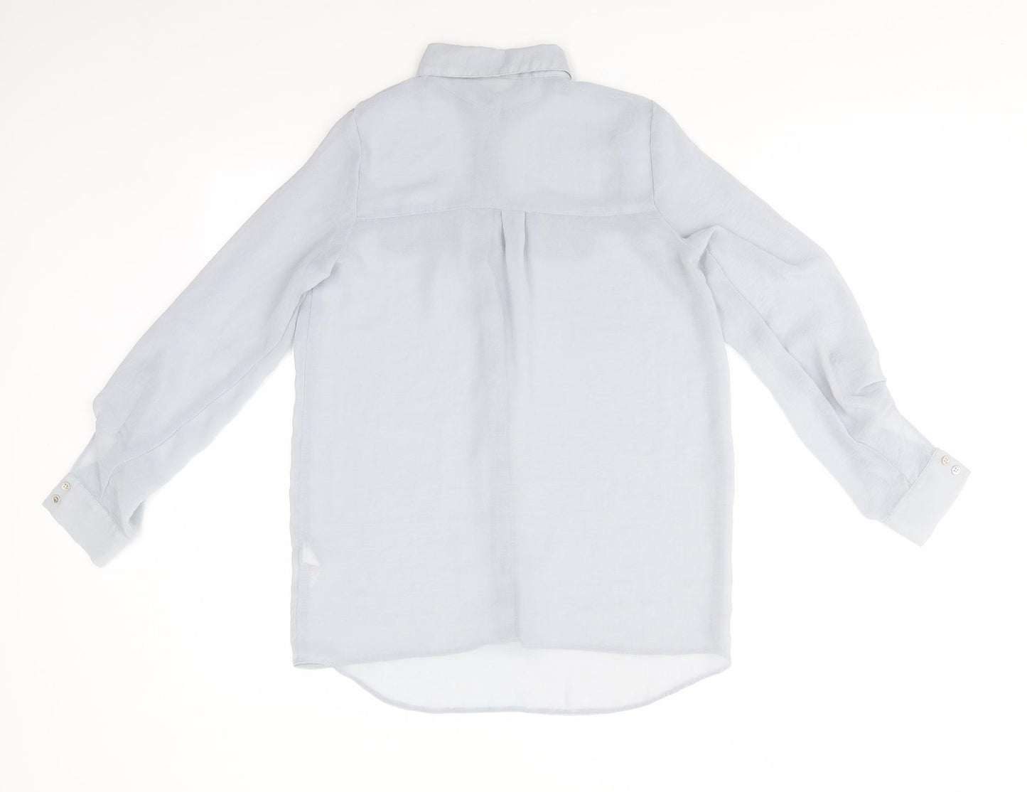 Florence and Fred Womens Grey    Button-Up Size 8  - Pale grey Adjustable length sleeve