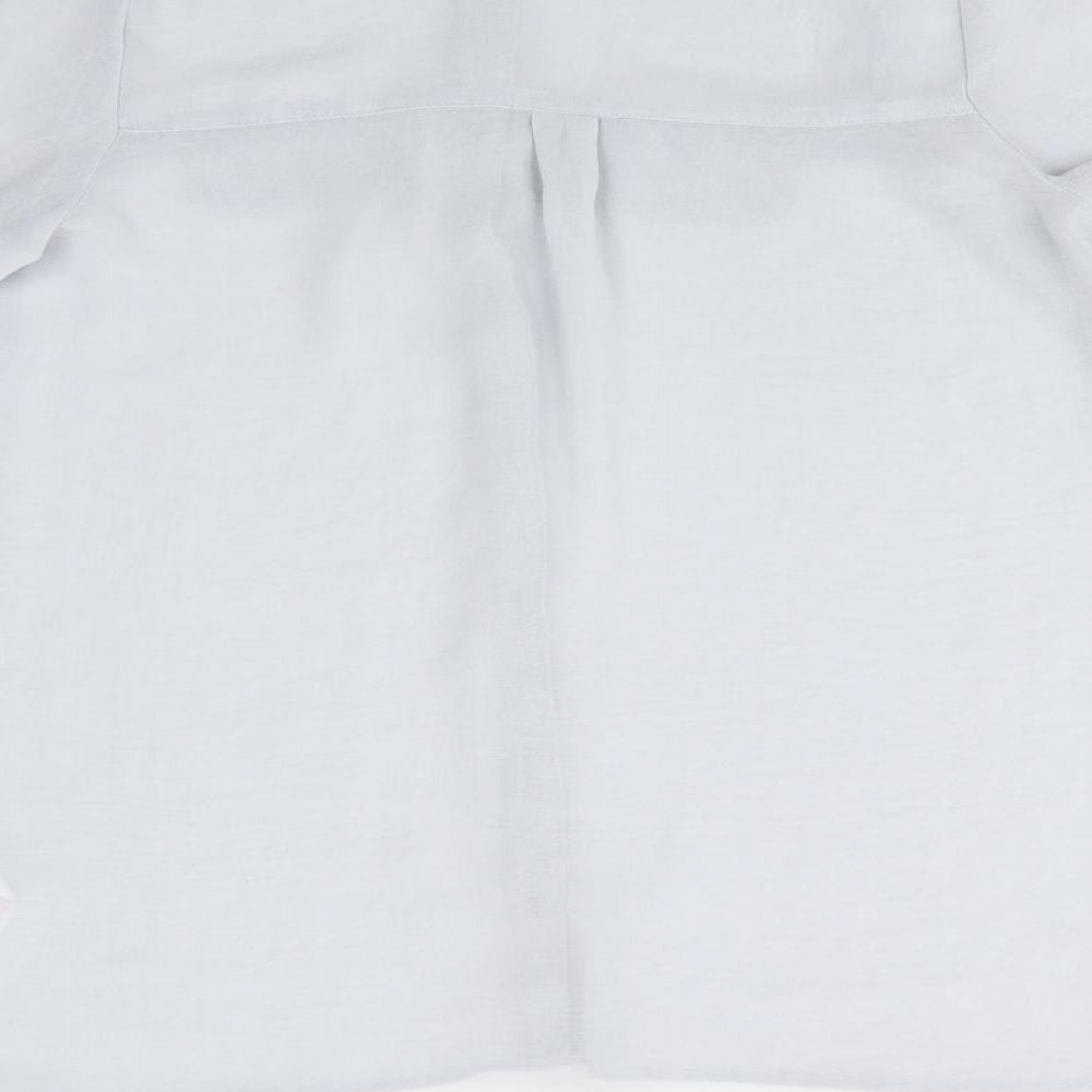 Florence and Fred Womens Grey    Button-Up Size 8  - Pale grey Adjustable length sleeve