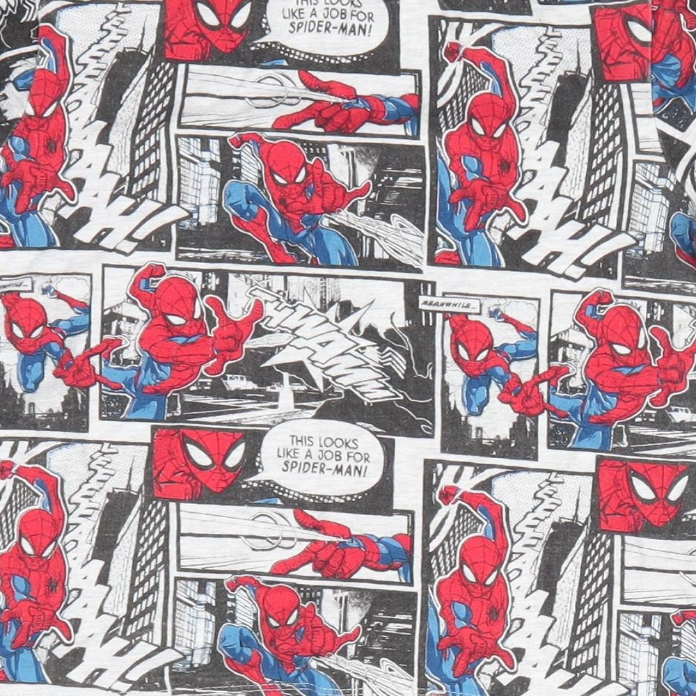 Marvel Boys Grey   Basic T-Shirt Size 5-6 Years  - Spdierman