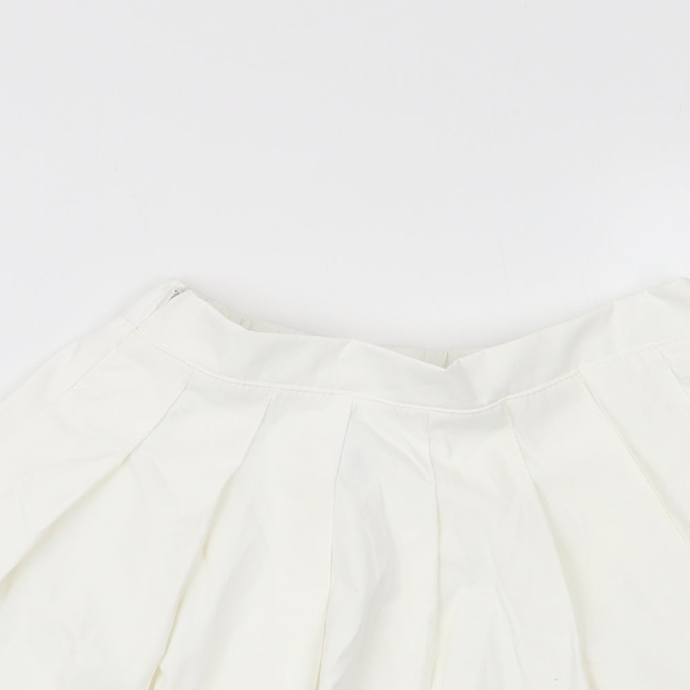 SheIn Womens Ivory   A-Line Skirt Size XS