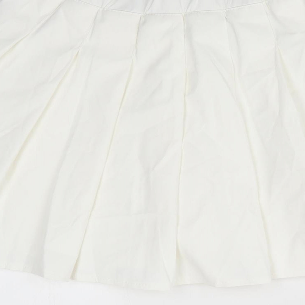 SheIn Womens Ivory   A-Line Skirt Size XS