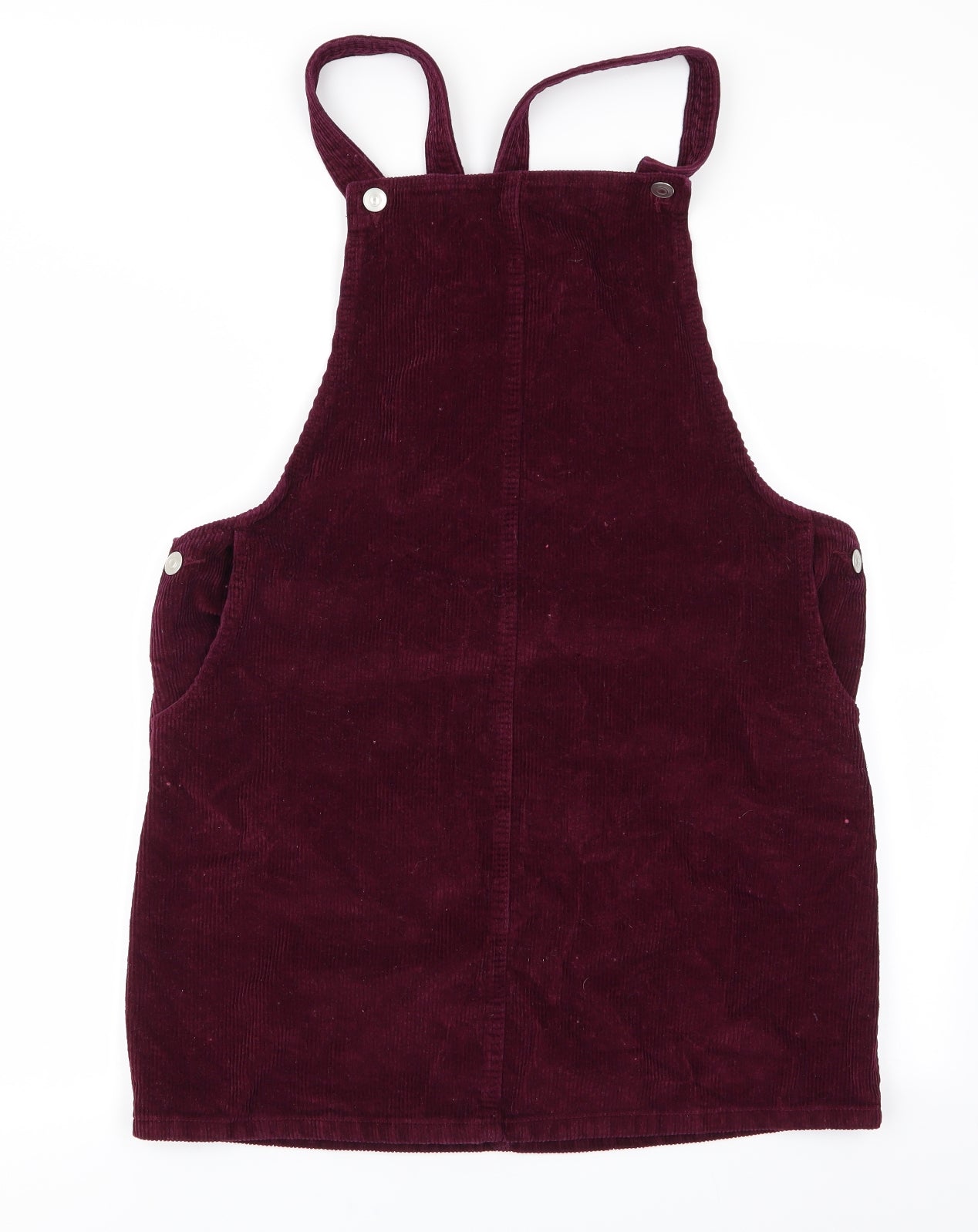 Papaya Womens Purple  Corduroy Pinafore/Dungaree Dress  Size 14