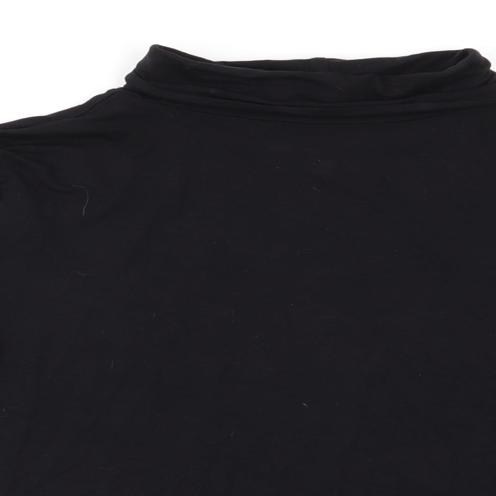 Papaya Womens Black  Jersey Pullover Jumper Size 16