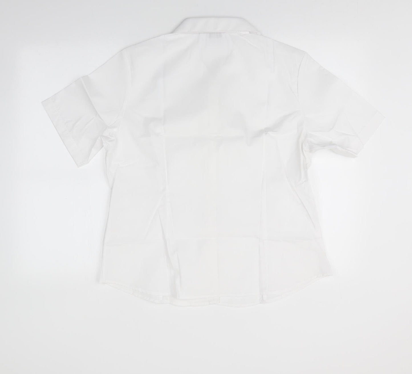 Disley Womens White   Basic Button-Up Size 16  - Non Iron