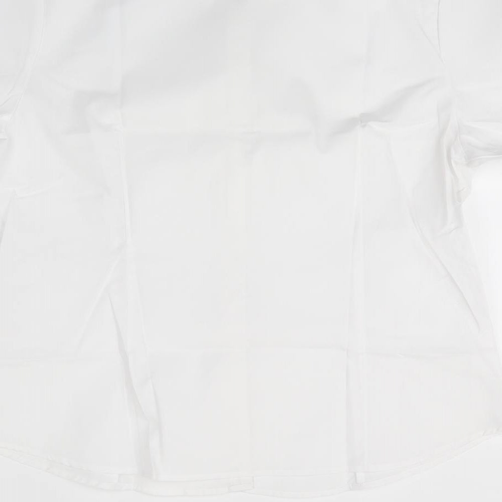 Disley Womens White   Basic Button-Up Size 16  - Non Iron